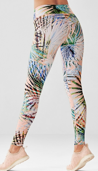 NWOT Fabletics Mid-Rise Printed Powerlite Legging